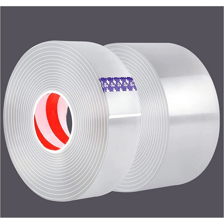 Double Sided Tape 1 2 3M Tape Double Sided Adhesive Tape For Bathroom Kitchen Reusable Waterproof Stickers Home Supplies Transparent Tapes Double