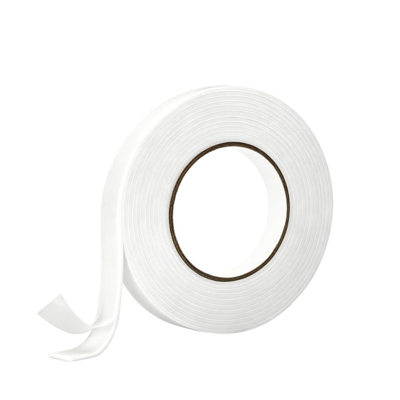 Double Sided Tape,14.76 Ft Foam Adhesive Tape,High Viscosity White Sponge Mounting Roll for Household Fixing,Office Installation(Wide:0.71 Inch)