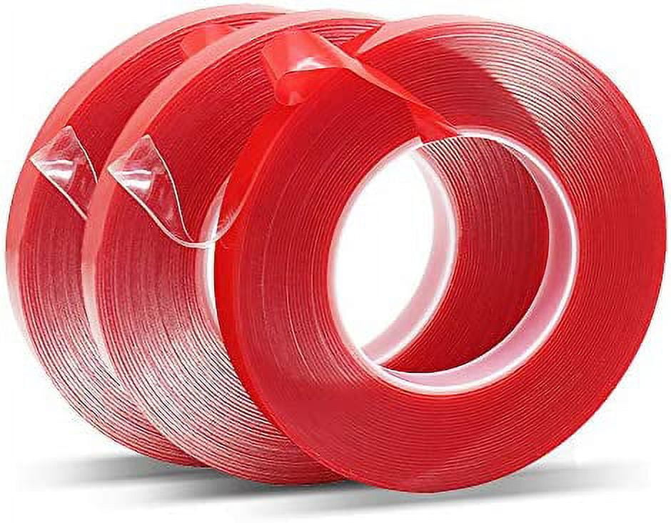 Double Sided Tape,Acrylic Adhesive Removable Clear Heavy Duty Mounting