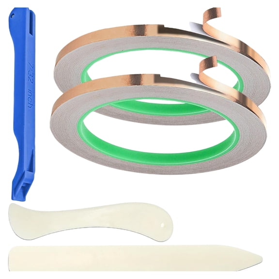 Double-Sided Tape Craft Supplies Copper Foil Tape Copper Tape for Shielding Paper Circuits