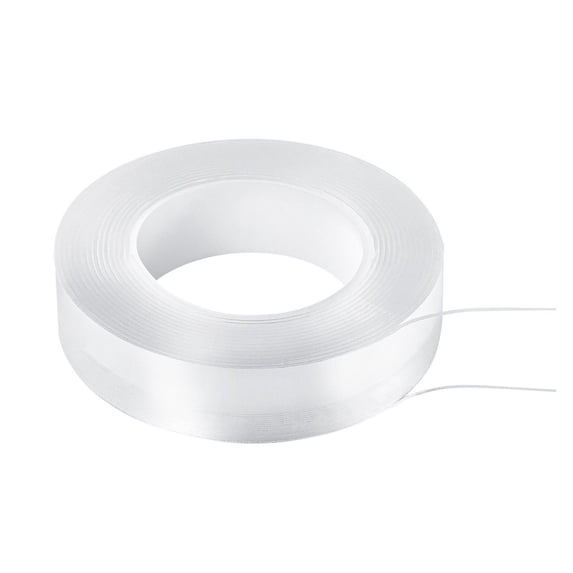Double Sided Tape Heavy Duty 16ft, Nano Mounting Tape Strong Adhesive, Clear Reusable Wall Tape for Picture Hanging, Home, Office, Car, Outdoor