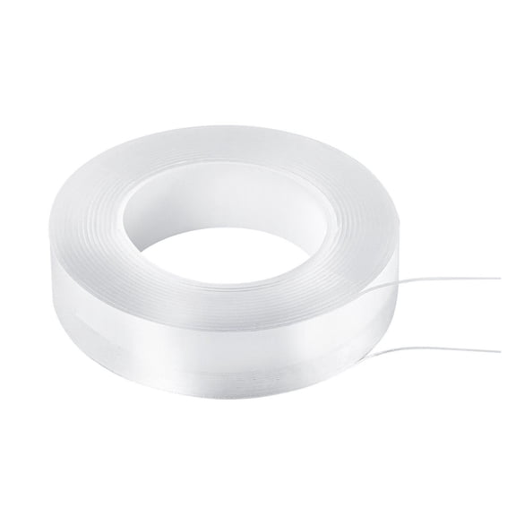 Double Sided Tape Heavy Duty 16ft, Nano Mounting Tape Strong Adhesive, Clear Reusable Wall Tape for Picture Hanging, Home, Office, Car, Outdoor