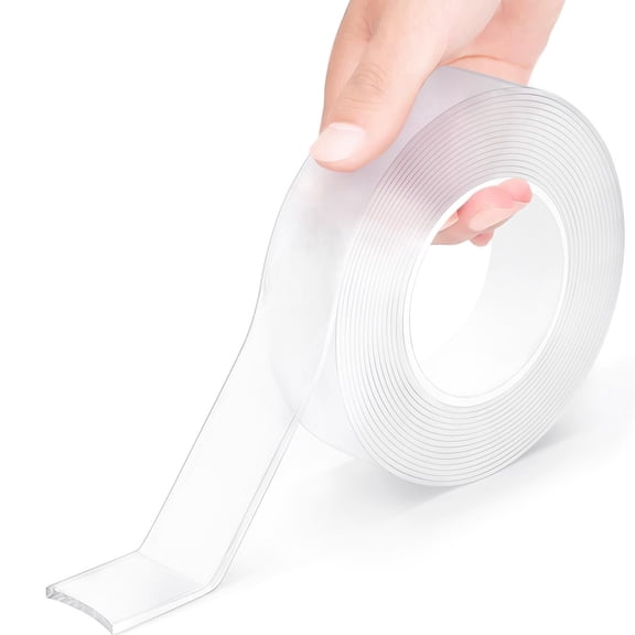 Double Sided Tape Heavy Duty, Nano Adhesive Mounting Tape Wall Decor,Sticky Picture Hanging Adhesive Strips Poster Tape - 16.5 FT