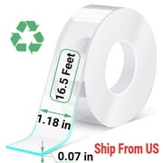Double Sided Tape Heavy Duty, Nano Double Sided Adhesive Tape, Clear Mounting Tape Picture Hanging Adhesive Strips (16.5FT)