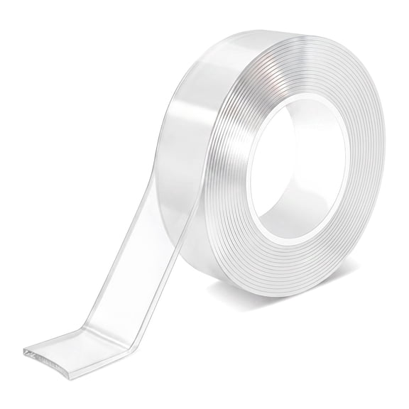 Double Sided Tape Heavy Duty, Nano Clear Adhesive Tape for Picture Hanging, Removable Mounting Tape Strong Grip for Wall Decor & Home - 9.85FT