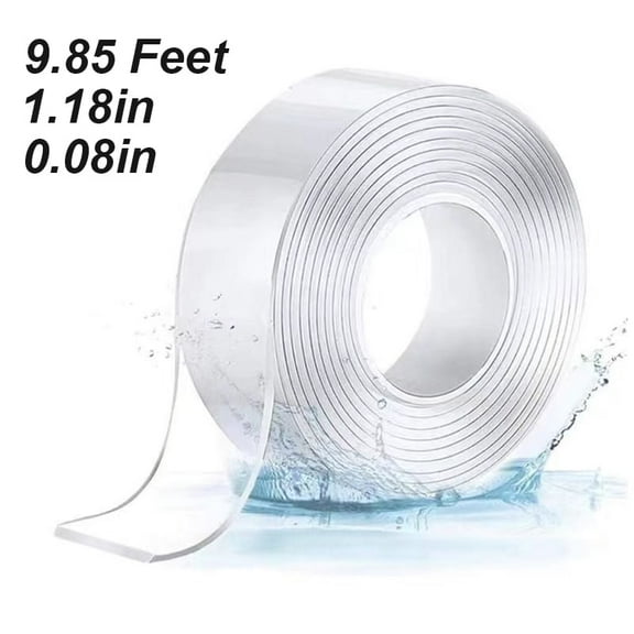 Double Sided Tape Heavy Duty Nano Double Sided Adhesive Tape Clear Mounting Tape Picture Hanging Adhesive Strips