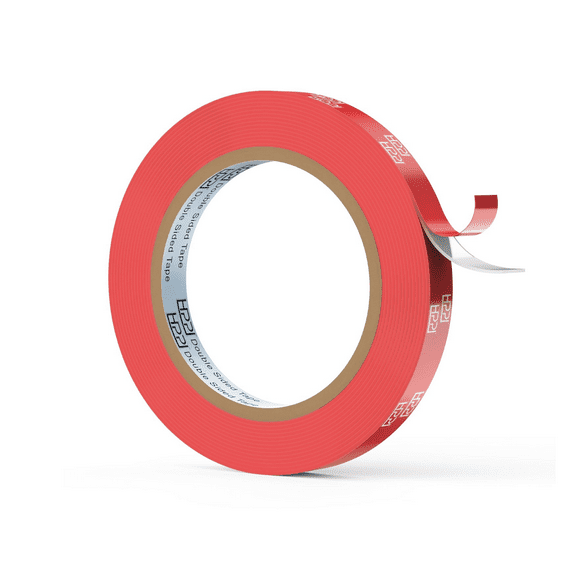 Double Sided Tape, Heavy Duty Tape Clear, Strong and Permanent, HPP (0.5 in x 16 ft)