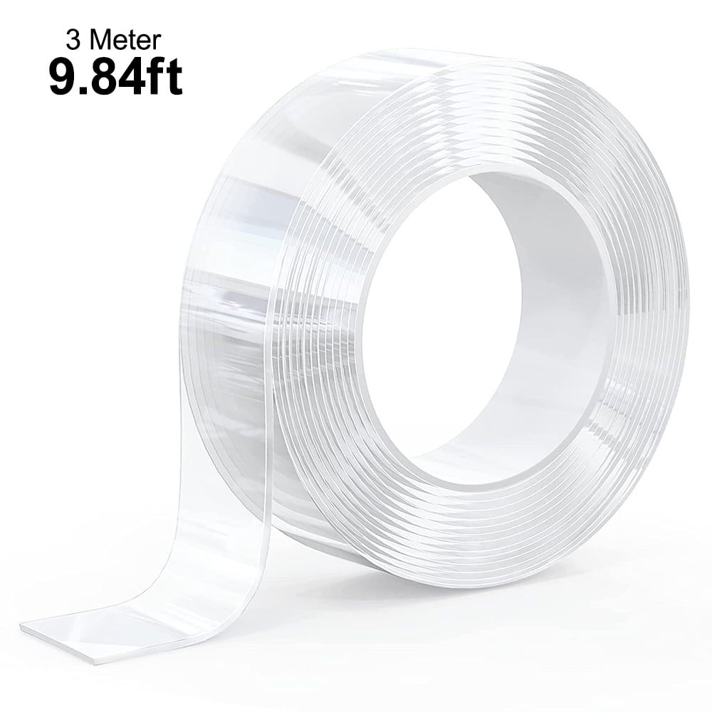 Double Sided Tape Heavy Duty(Total 9.84FT), Multipurpose Removable