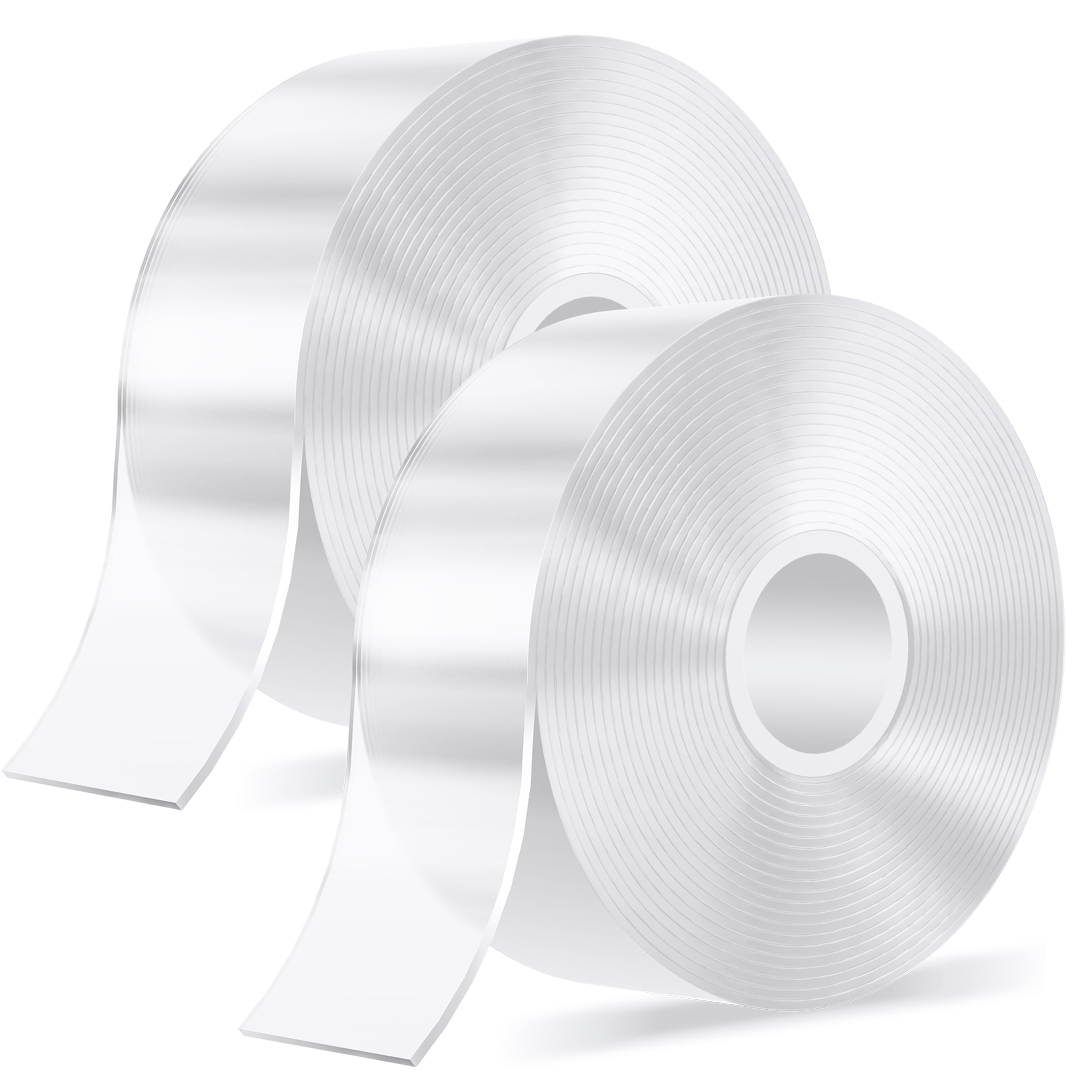 Toyfunny Strong Double Sided Tape Heavy Duty Double Sided Installation Tape Removable Double Sided Tape for Wall Hanging Clear Double Sided Tape