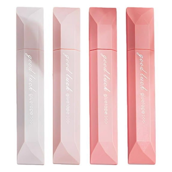 Double Sided Tape Pens 2026 New Upgraded, Set of 4 Assorted Colors Glue Runner Tape Rollers Craft Adhesive Pens for Scrapbooking, Gift Wrapping, Photo Mounting, Office & Home Crafts(Pink,5x0.8")