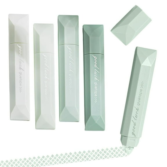 Double Sided Tape Pens, Double Sided Tape Roller, D𝐨uble Si𝐝ed Glue Pen, Office Adhesive Tape for Scrapbooking, Gift Wrapping, Photo Mounting, School Office Crafts