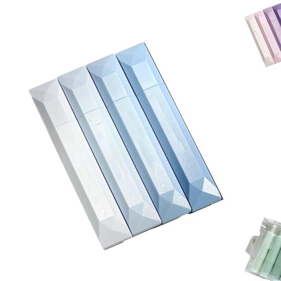 Double Sided Tape Pens,Gradient Color Double Sided Tape Roller, Pen Type Double Sided Adhesive Dot Tape Roller Dispenser Runner,for DIY Handwork