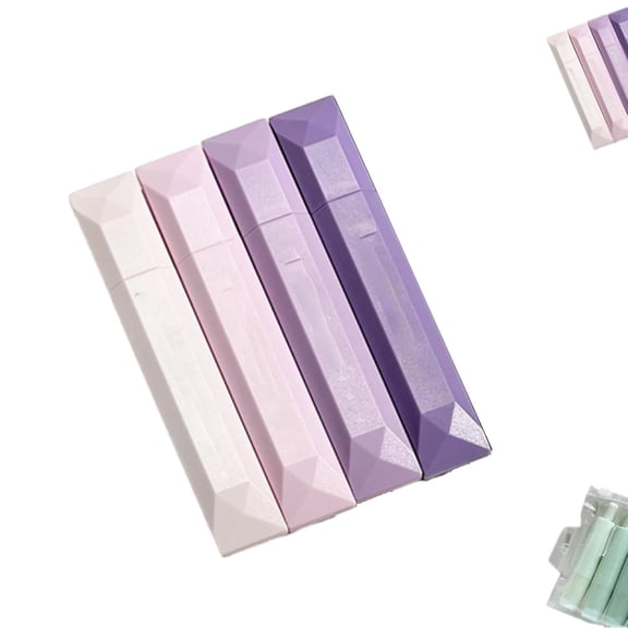 Double Sided Tape Pens,Gradient Color Double Sided Tape Roller, Pen Type Double Sided Adhesive Dot Tape Roller Dispenser Runner,for DIY Handwork