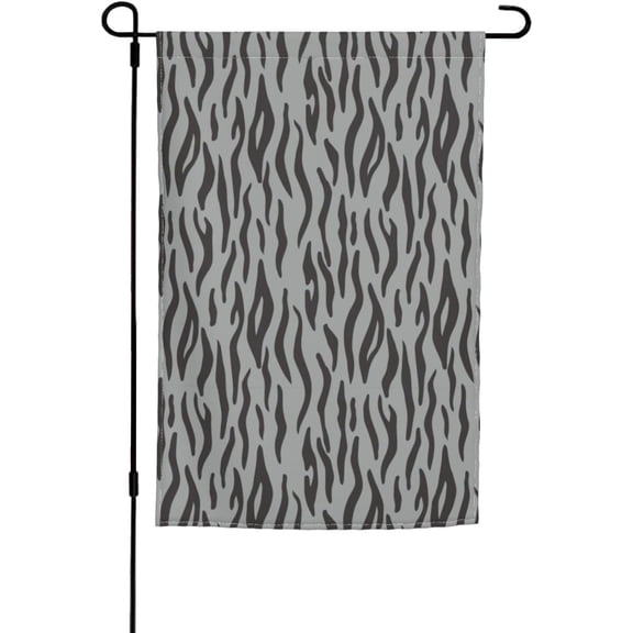 Double Sided Tiger Fur Pattern Garden Flag 12 x 18 Inch Yard Welcome Banner Outdoor Farmhouse Decor