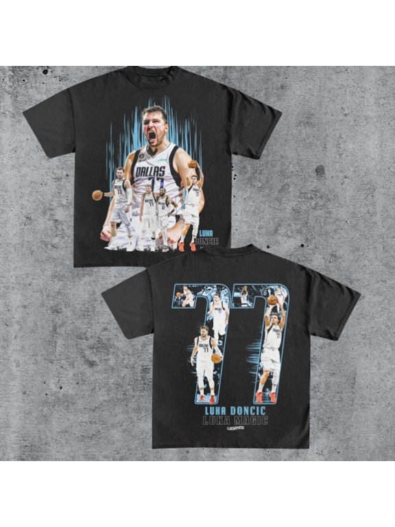 Double Sided Vintage 90s LUKA DONCIC Shirt Retro Classic Graphic Tee Bootleg Bestseller Unisex Sport Gift
