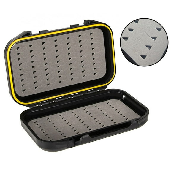 Double-Sided Waterproof Fly Storage Box Lure Case Fly Hook Storage Box Tacklebox