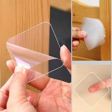 Double-Sided Waterproof Mounting Tapes Metal, Clear, 10 Pcs, 2.36"