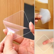 Double-Sided Waterproof Mounting Tapes Metal, Clear, 10 Pcs, 2.36