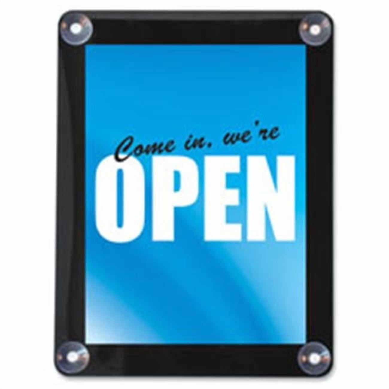 Side Window Sign Double-Sided Window Display Sign- Clear - 8.5 in. x 11 in. - Walmart.com