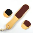 thumbnail image 1 of Double Sides Foot File Foot Rasp Pedicure Tools Feet Dead Skin Callus Remover Wooden Handle Foot Scrubber Sandpaper Foot Care, 1 of 7