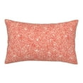 Double Sides Print Pillowcases Orange Lightning glitter Print Plush
