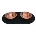 thumbnail image 1 of Double Silicone Dog Feeder with Copper, Medium, 1 of 1