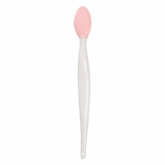 Double Silicone Nose Lip Massage Brush for Deep Pore Cleansing and Blackhead Removal Beauty Tool