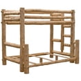 thumbnail image 1 of Single Ladder Right Log Bunk Bed - Rustic & Natural Cedar, 1 of 1