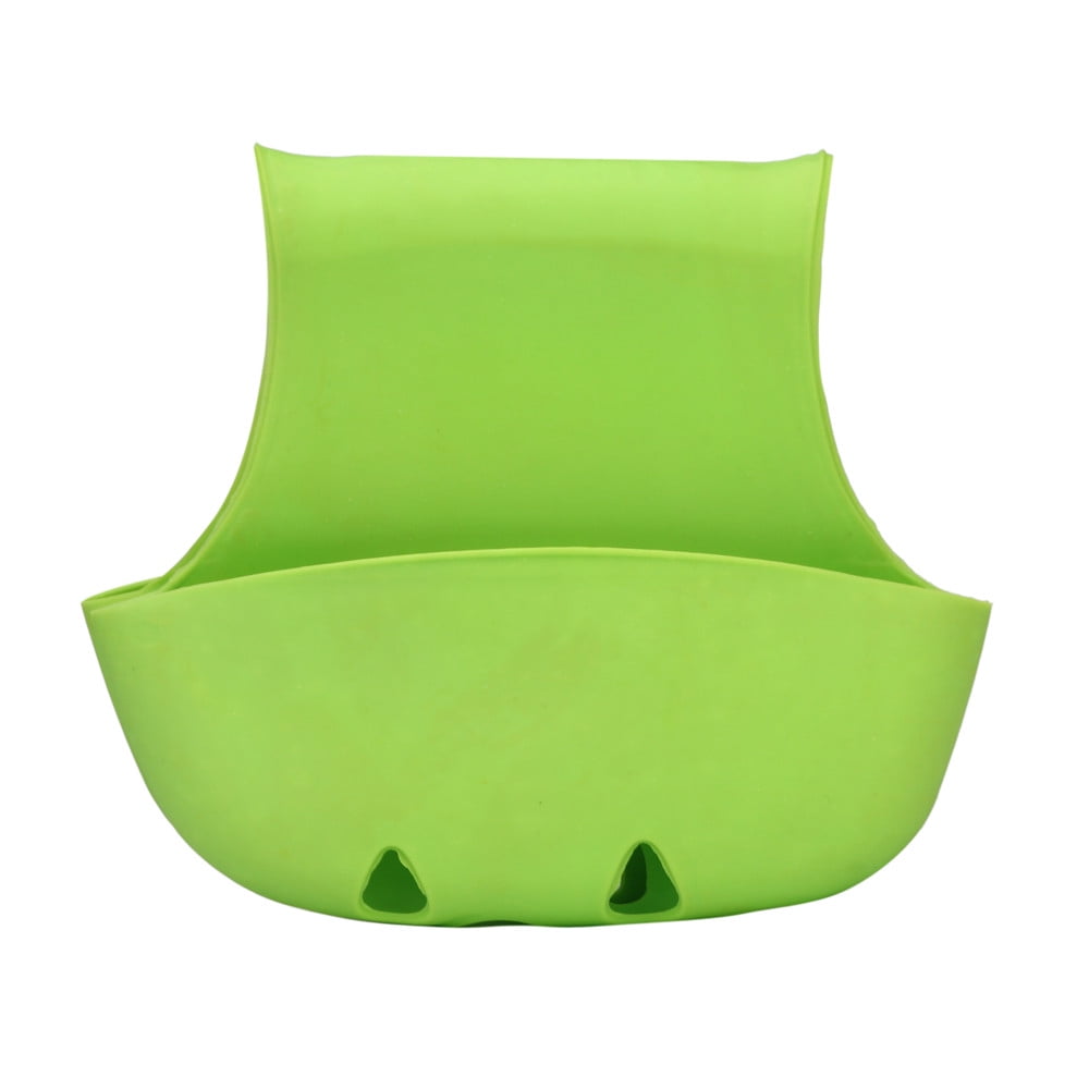 Double Sink Caddy Saddle Style Kitchen Organizer Storage Sponge Holder