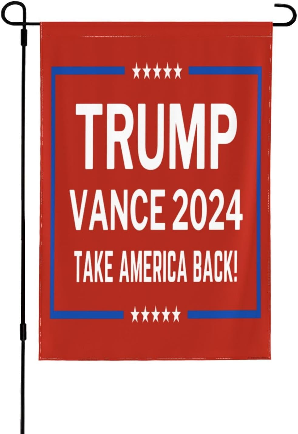 Double Sized Flag 12x18 In Trump Vance 2024 Garden Flag Donald Trump