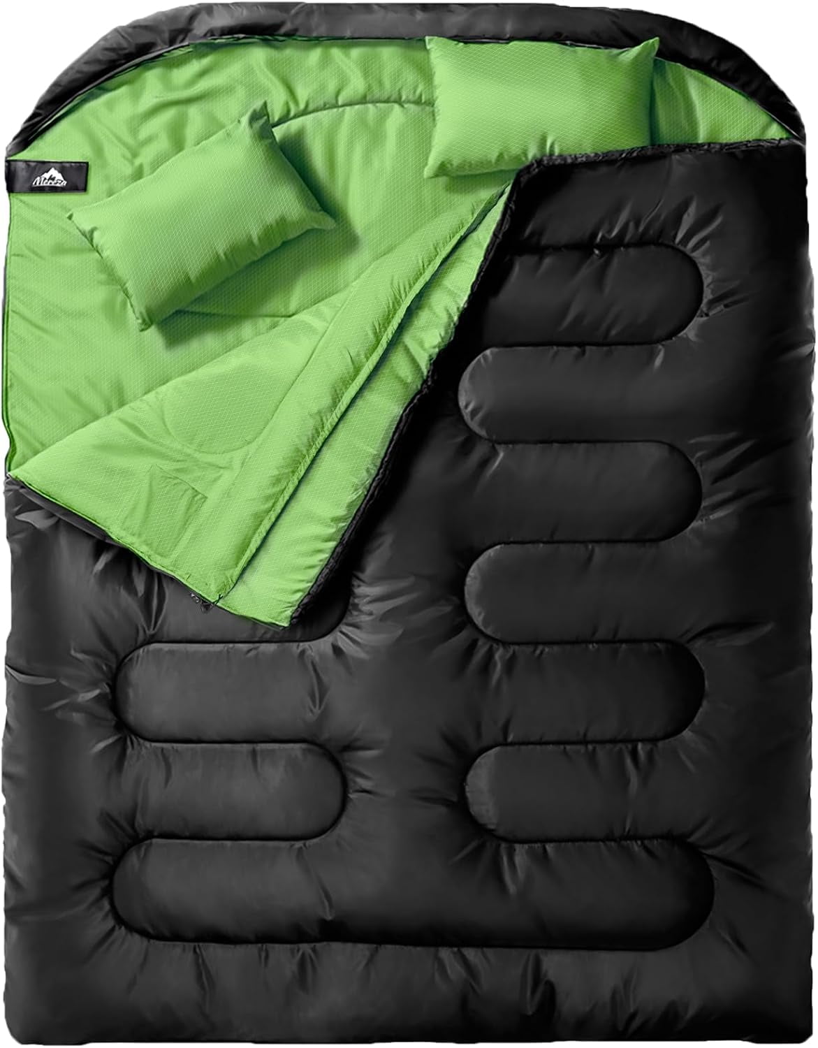 Double Sleeping Bag for Adults Mens with Pillow, XL Queen Size Two Person Sleeping Bag for All Season Camping Hiking Backpacking 2 Person Sleeping Bags for Cold Weather & Warm - Walmart.com