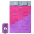 Double Sleeping Bag for Adults Kids Lightweight Compact 2 Person