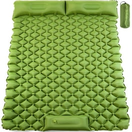 KingCamp Double Sleeping Pad for Adults Self Inflating Queen Size Foam Mat with 2 Pillows for Camping 78 x 51.2 Walmart