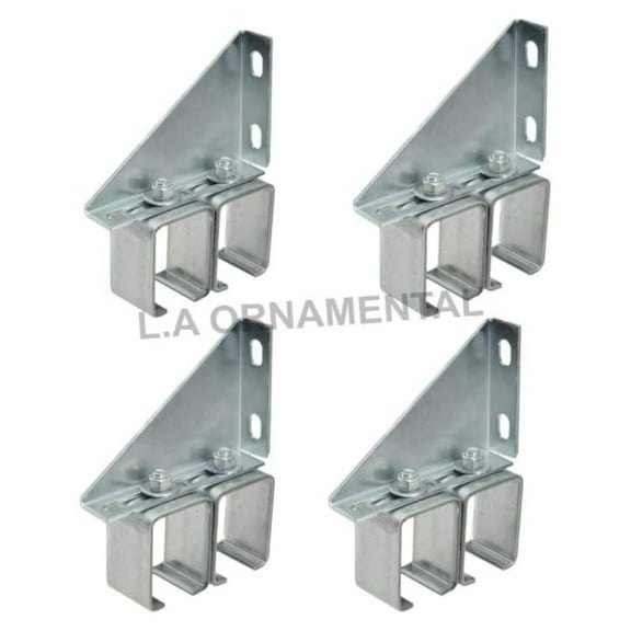 Double Sliding Wall Barn Door Track Hardware Box Rail Bracket Overhead Galvanized Steel