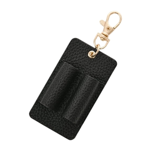 Double Slots Pen Clip Holder Pen Holder with Removable Keychain