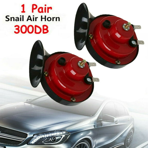 Double Snail Air Horn, A Pair Of 12v 300db Car Dual Tone Horn Whistle Horn Air Horn Used For Car Trucks And Ships