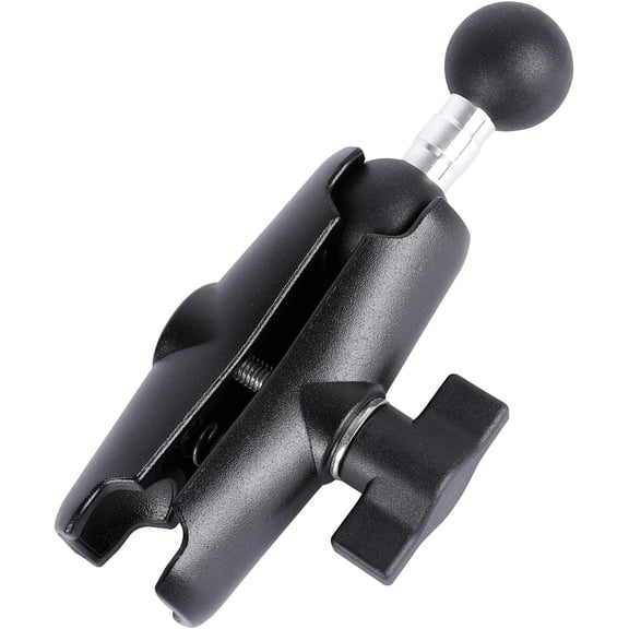 Double Socket Arm with 1" Double Ball Adapter Compatible with RAM B Size Mounts, 360 Rotation Extension Rod for Phone Holder, Tablet Mount, for Bike, Motorcycle, Truck (5.5" Middle Adapter)