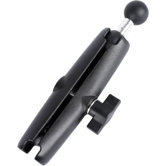 Double Socket Arm with 1" Double Ball Adapter Compatible with RAM B Size Mounts, 360 Rotation Extension Rod for Phone Holder, Tablet Mount, for Bike, Motorcycle, Truck (7.48" Long Adapter)