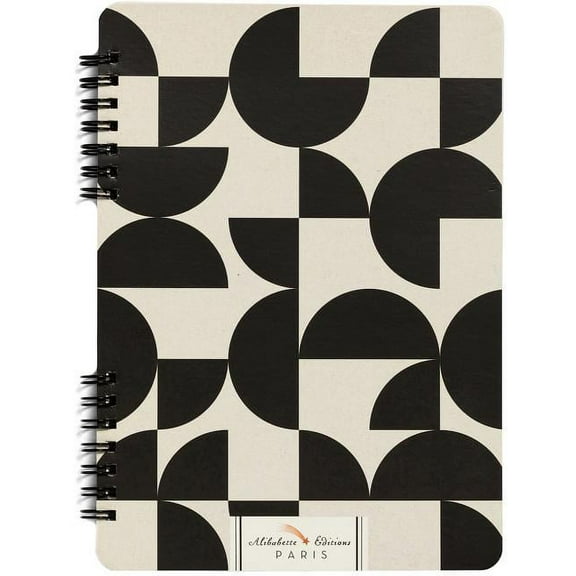 Double Spiral Lined Journals - Lays Flat When Open: Oslo: 1960's Scandinavian Design Motif (Hardcover)