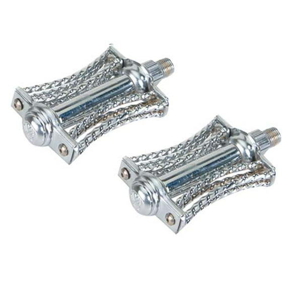 Double Square Twisted Butterfly Pedals 1/2" Chrome. Bike pedals, bicycle pedal, for lowrider , beach cruiser, chopper