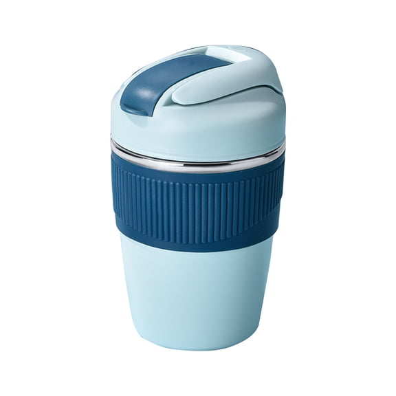 Double Stainless Steel Mug with Straw and Lid Vacuum Insulated Cups