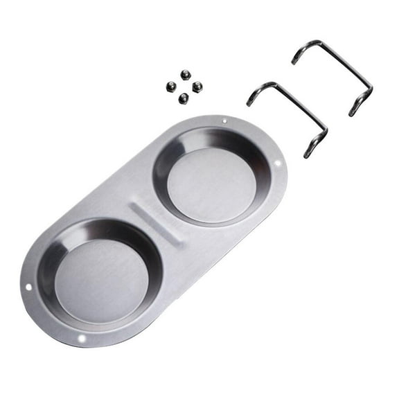 FUEENIRVA 1Pc Stainless Steel Spoon Holder Plated Silver Corrosion Resistant Kitchen Supply Rack