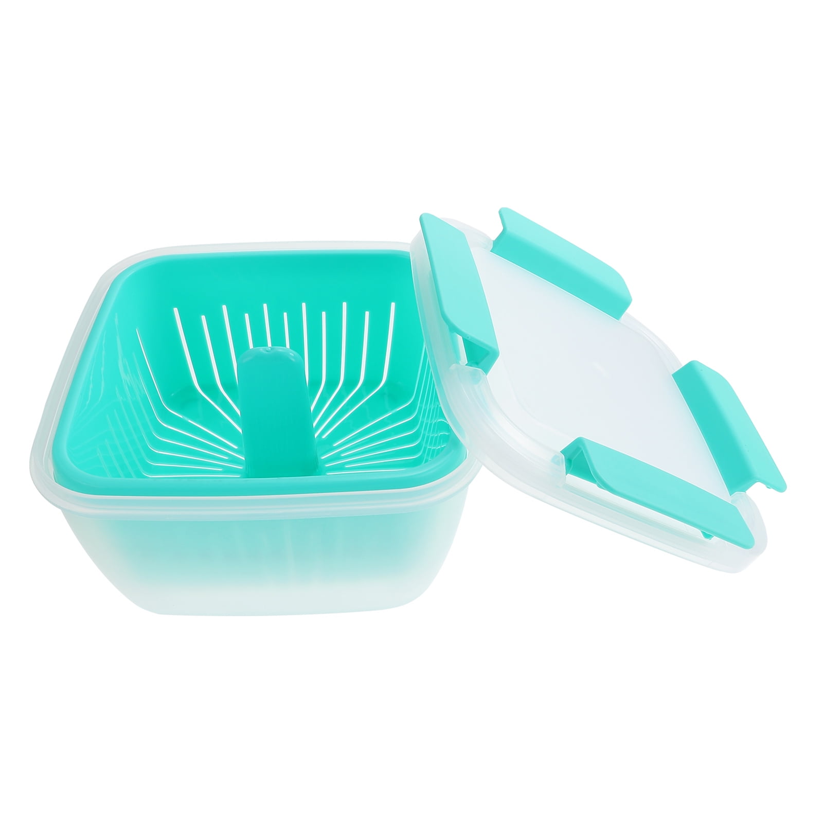 Double Storage Box Drain Basket Fruit Storage Container Storage Boxes