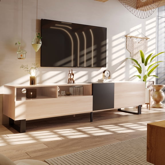 Double Storage, Cable Holes / Ideal for Living Spaces, Flexible Storage Use