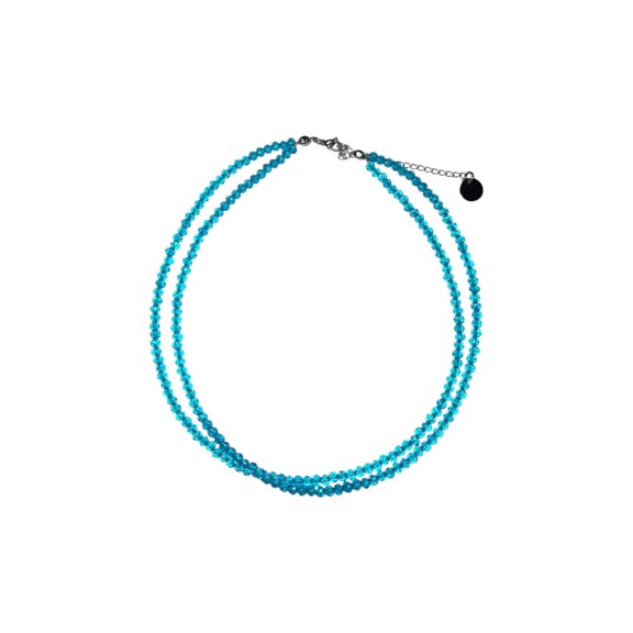 Double Strand Beaded Necklace | Gold  Stainless Steel Options
