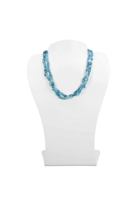 Short Kyanite Necklace, Double-Strand