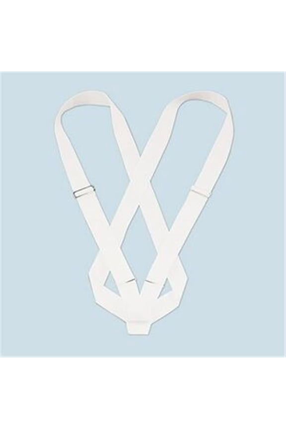 Double Strap White Web Parade Belt