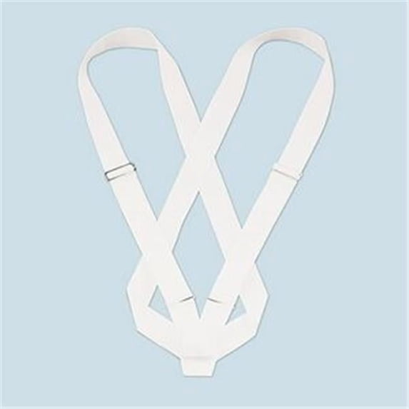Double Strap White Web Parade Belt