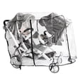 thumbnail image 1 of Double Stroller Rain Cover,Rain Cover for Double Tandem Stroller,Big Size Universal Rain and Wind Cover, 1 of 10