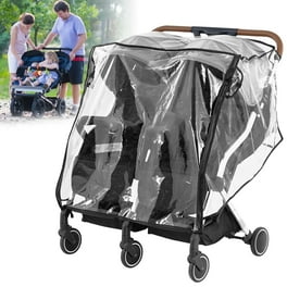 Graco Baby Jogging Stroller Universal Rain Cover Ventilated Weather Shield Waterproof Windproof Versatile Size to Fit Most Jogging Strollers Vinyl Clear Plastic Walmart
